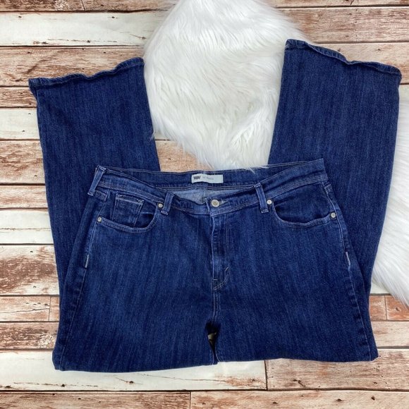 Levi's 515 Boot Cut Jeans Size 16S Short Stretch - Picture 2 of 7